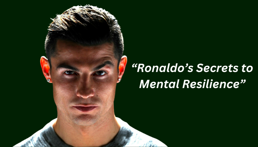 Cristiano Ronaldo’s mental health and resilience strategies visualized in a symbolic artwork