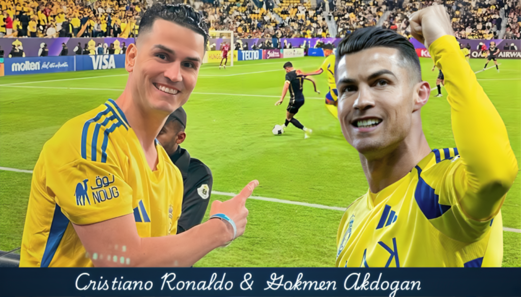 Cristiano Ronaldo with Gokmen Akdogan