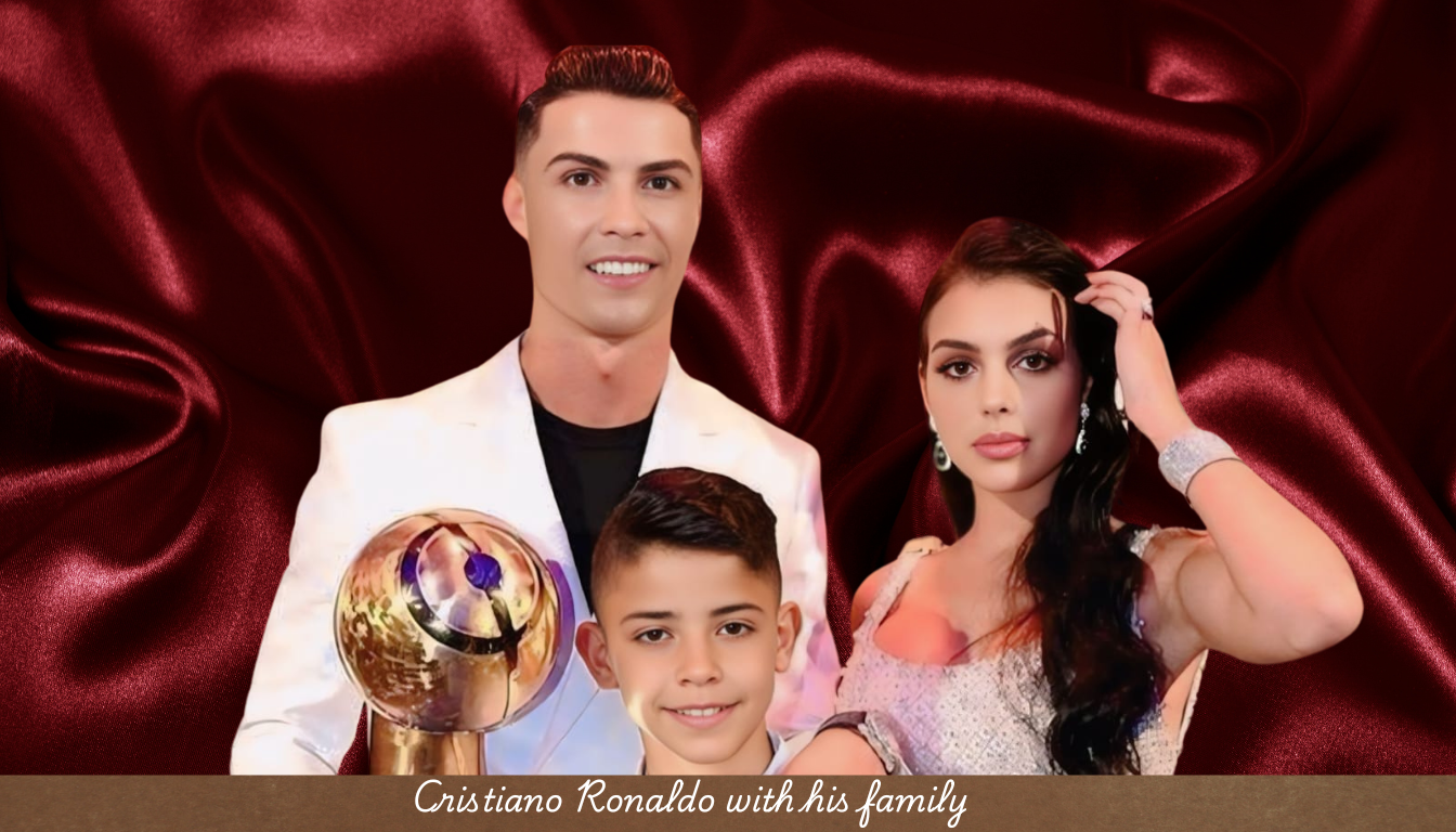 Ronaldo with his family & kinds